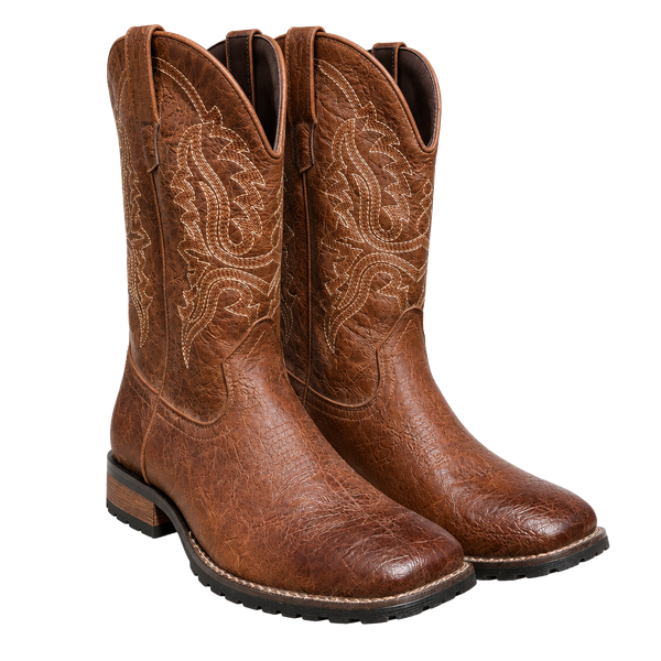 Western Cowboy Boots Brown Size 10