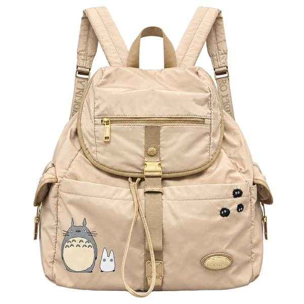 Studio Ghibli My Neighbor Totoro Beige Nylon Backpack