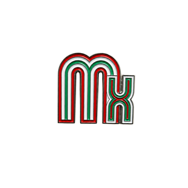 J0020 Hello Friend Enamel Pin Mx Red Green White Lapel Pin