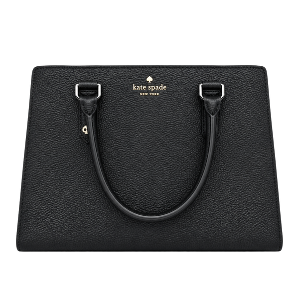 Kate Spade New York Mulberry Street Lise Satchel Black Pebbled Leather Handbag