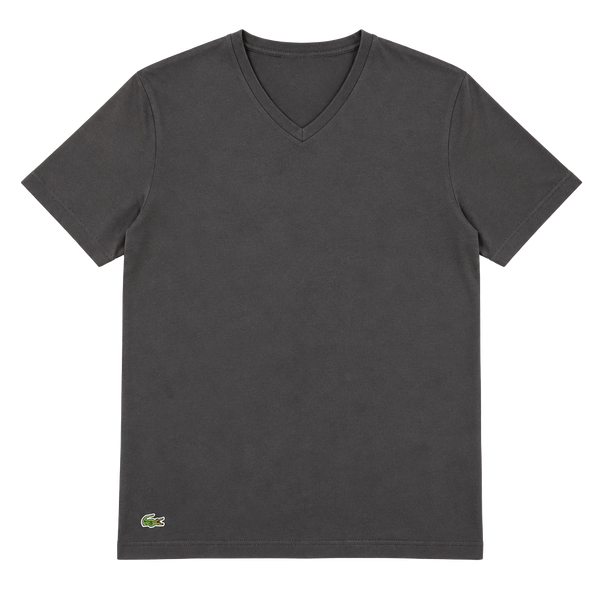 Lacoste V-Neck T-Shirt Black Size XL