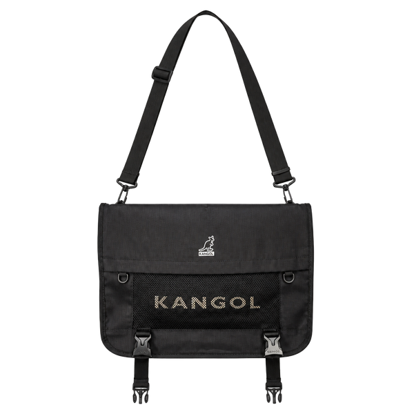 Kangol Messenger Bag Black