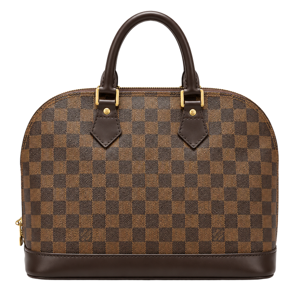 Louis Vuitton Damier Ebene Alma Handbag