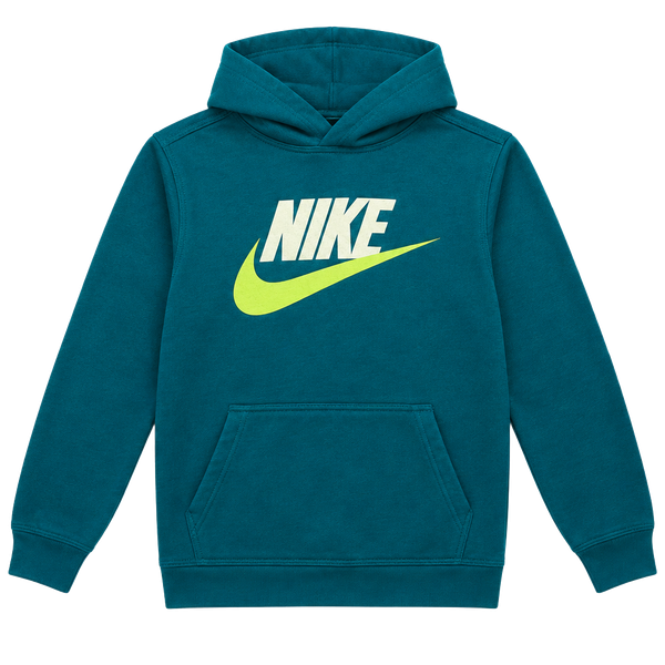 Nike Hoodie Size L (Big Kids)Blue Logo Pullover
