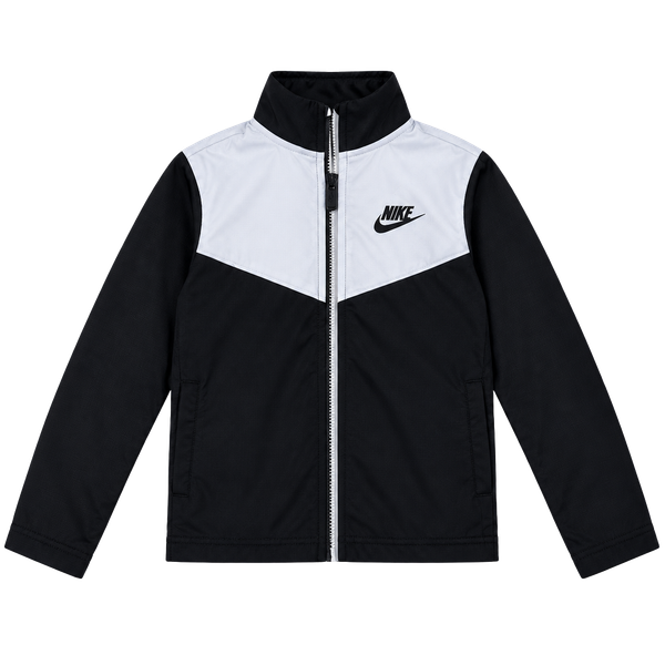 Nike Black/White Full Zip-Up Track Jacket Size Youth 5 (4-5yr)