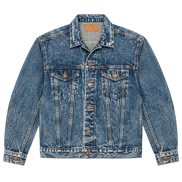 Levi's 70507 Trucker Denim Jacket Size XL Acid Wash Vintage
