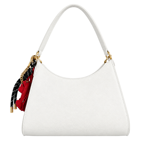 Jane & Berry White Shoulder Bag With Charms New