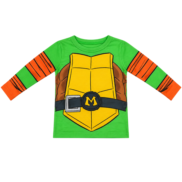 Kids Teenage Mutant Ninja Turtles Long Sleeve Shirt 18M Green#98