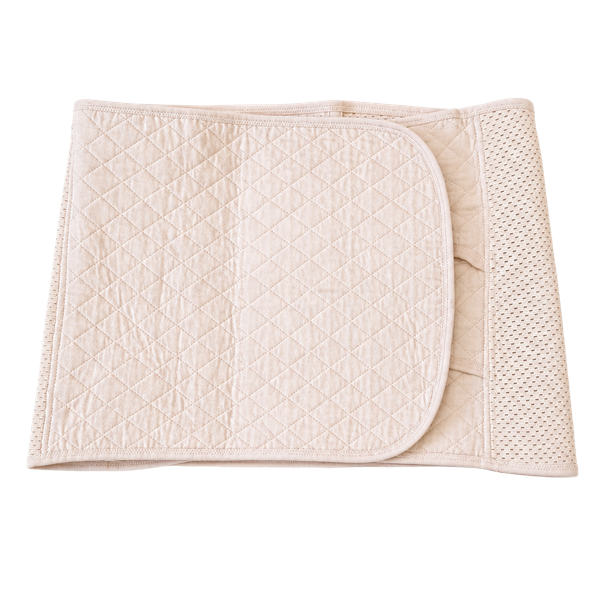 Postpartum Belly Wrap Size M Pink Quilted Support