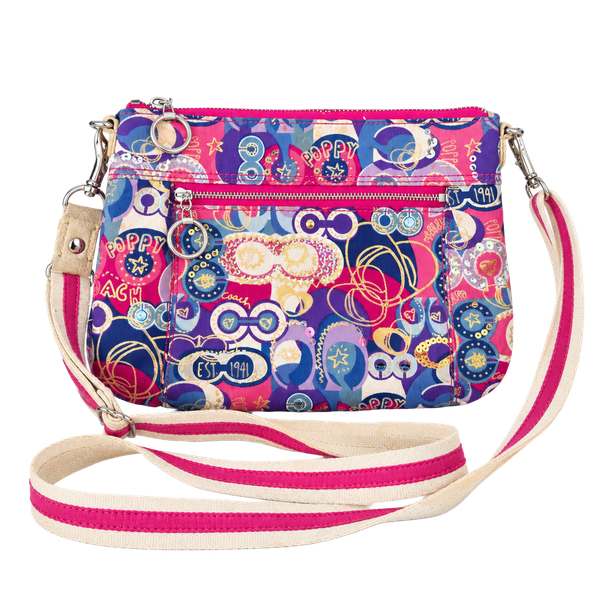Coach Poppy Sequined Kaleidoscope Crossbody Bag Multicolor