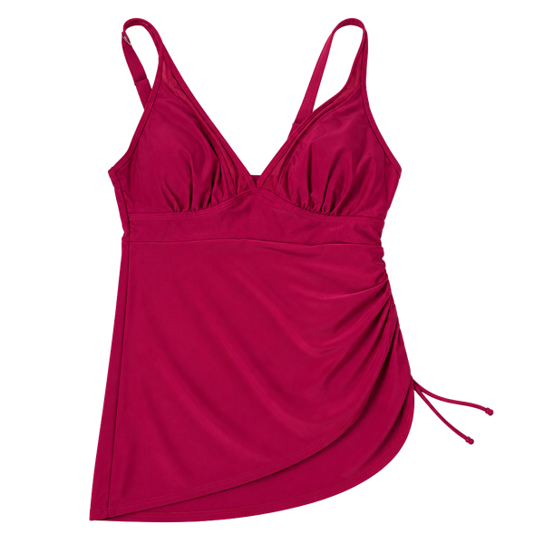 Women's Full-Coverage Swimsuit -  with Contoured Mesh Sheer Cover-Up