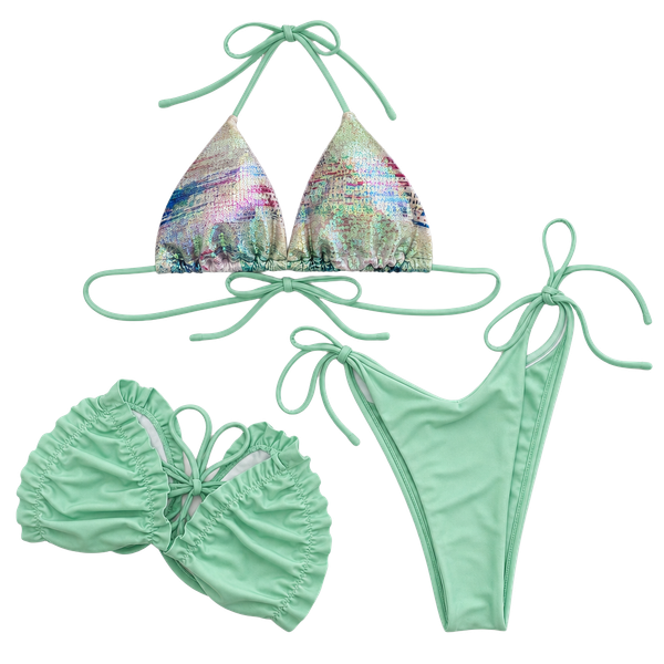 SHEIN Bikini Set Size M w/ an extra bikini top