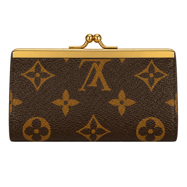 Rare Vintage Louis Vuitton x French Company Monogram Canvas Coin Purse