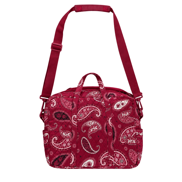 Vera Bradley Red Paisley Laptop Bag