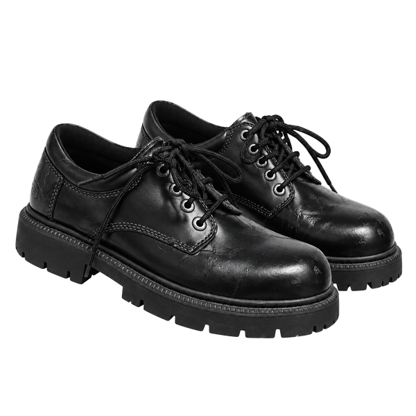 Skechers 6790 Platform Oxford Shoes Black Mens Size 9