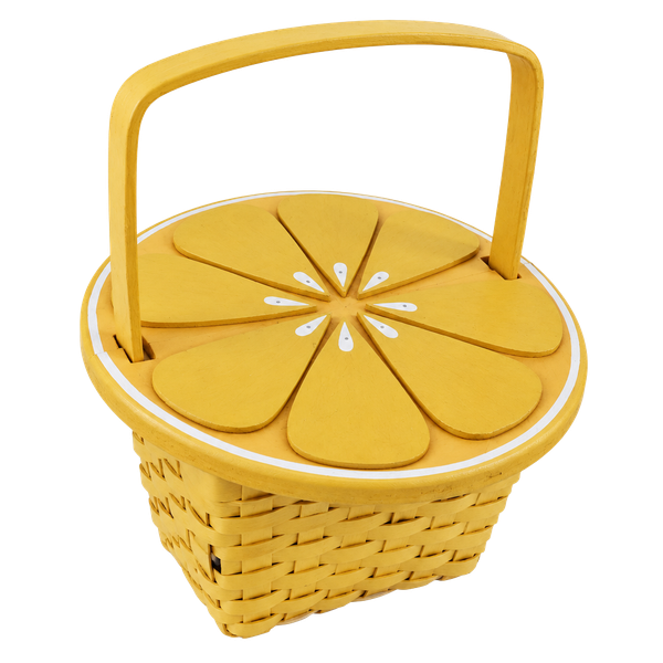 Vintage Lemon Basket Purse