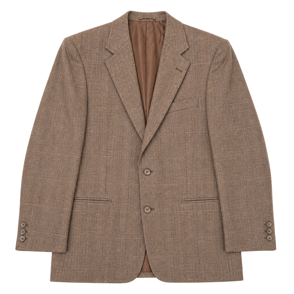 Kingsridge Mens 2 Button Blazer Jacket Brown Glen Plaid Custom Suit Coat 44S

Kingsride David Allen Vintage Brown Glen Plaid Wool Blazer Sport Coat Mens