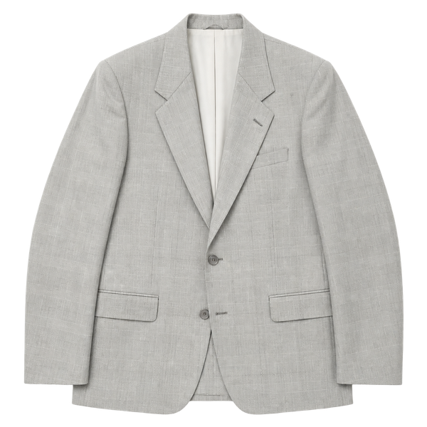 Vintage Allyn Saint George Mens Gray Glen Plaid Sport Coat Blazer L XL
