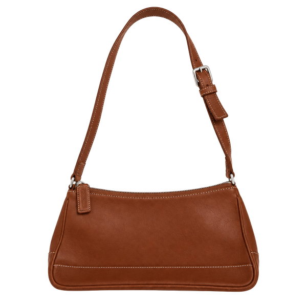 Coach Hamptons Demi Brown Leather Shoulder Bag 7785