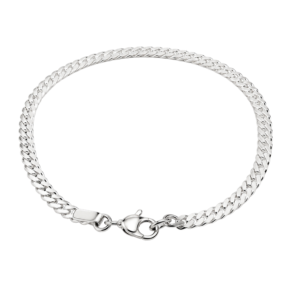 Monet Silver Herringbone Bracelet w/Lobster Clasp NWOT