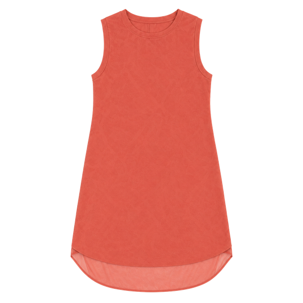 Athleta Tank Dress Size M Coral Pink Sleeveless Cover Up