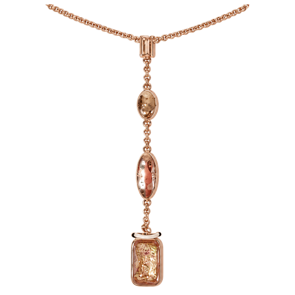 RARE Tokyo Lights New Stykist Exclusive Colorstreet Rose gold Necklace NIB