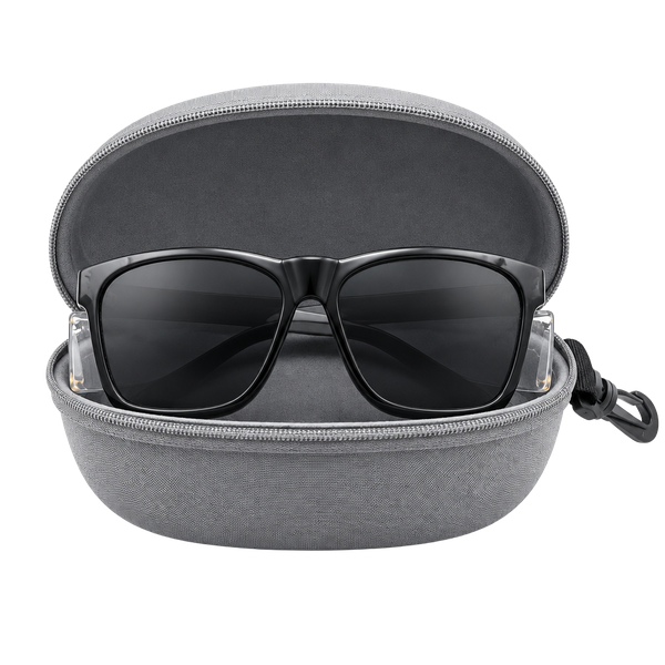 NEW KleenGuard Maverick 49311 Safety Glasses Smoke Lens Black Frame + Case