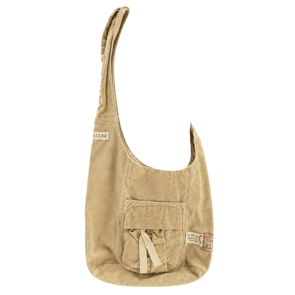 Paradise E.84 Canvas Crossbody Shoulder Bag Beige