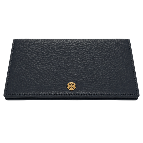 Dagne Dover Leather Bifold Wallet Blue