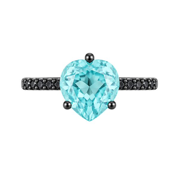 Teardrop Pear Vintage Style Halo Engagement Ring Cubic Zirconia 925 Sterling