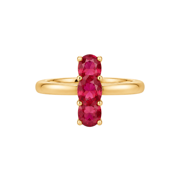 Aurora Designer Bright Pink Red Spinel Stacking Band Ring Size 8.5 14K Gold