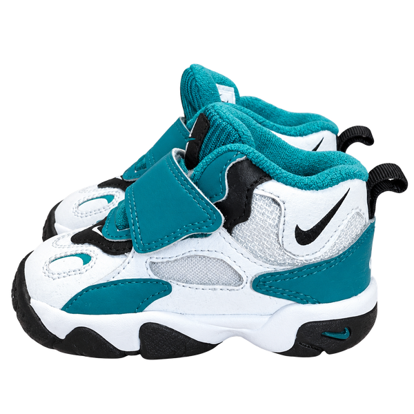 Nike Air Speed Turf Toddler Shoes Size 4C White Teal Black