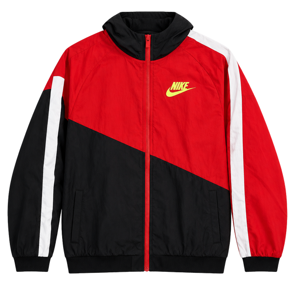 Youth Nike Core Amplify Windrunner Jacket Red Black White