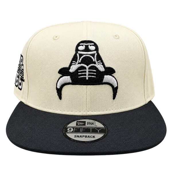 New Era Chicago Bulls 9FIFTY Snapback Hat Cream Black Established 66