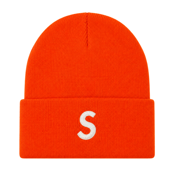 Supreme New Era S Logo Beanie Orange