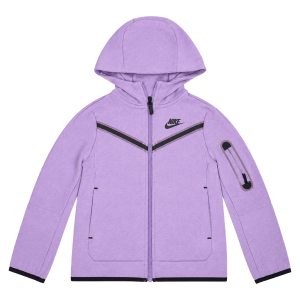 Nike Tech Fleece Full-Zip Hoodie Size 4-5 YRS Purple