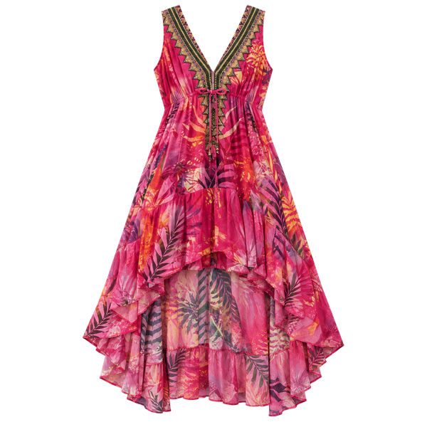 Parides High Low Maxi Dress