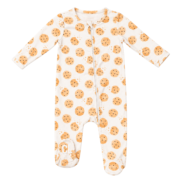 Caden Lane Cookie Sleep And Play Size 0-3 Months Footie Romper Pajamas