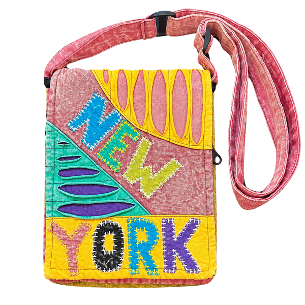 Boho New York Patchwork Crossbody Bag