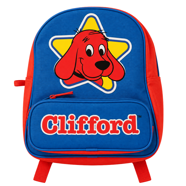 Clifford The Big Red Dog Scholastic School Backpack Blue And Red