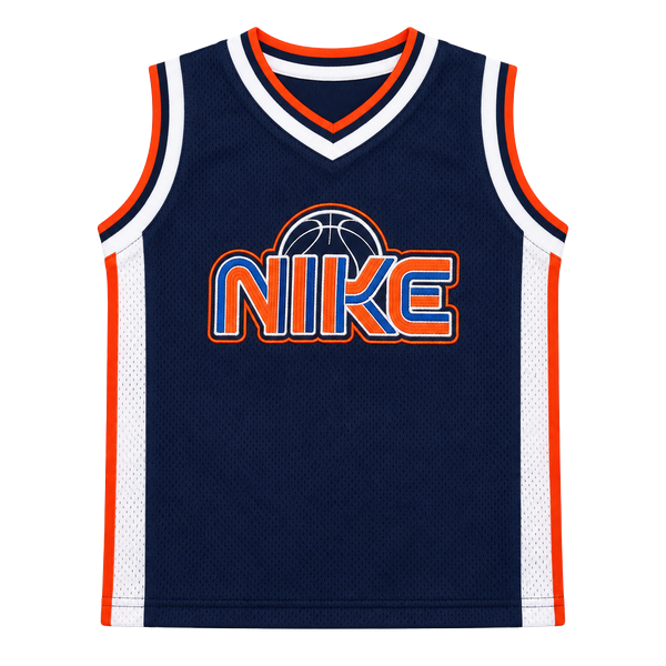 Nike Basketball Jersey Size 36M Blue Orange 72