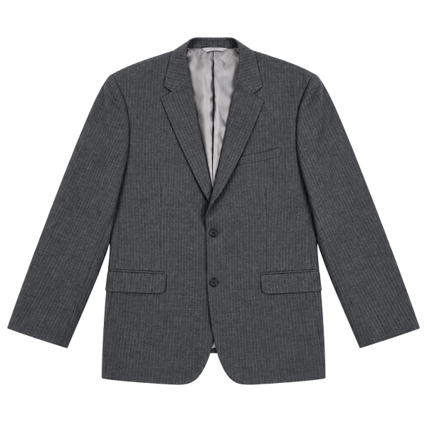 PRONTO by Prontomoda Oxford 2B Grey Pinstripe Blazer Jacket 42R