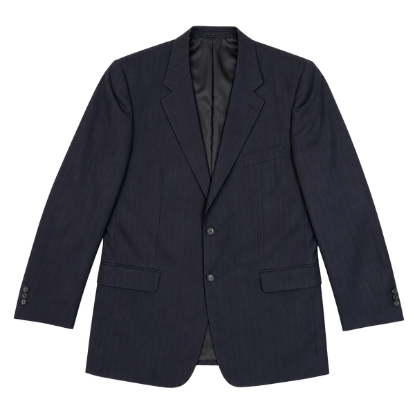 Mappelli de Milano Mens 100% Wool Pinstripe Blazer Jacket Size 48L