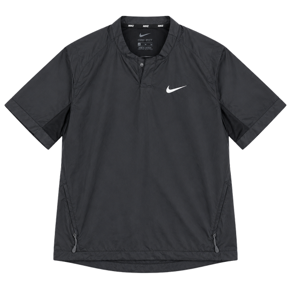 Nike Short Sleeve Softball Wind Jacket Size XS Black