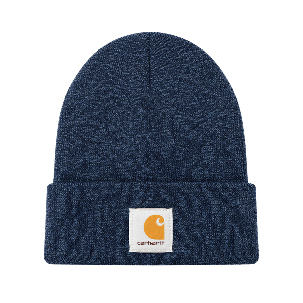 Carhartt A18 492 Watch Hat Beanie Blue Acrylic Ribbed Knit