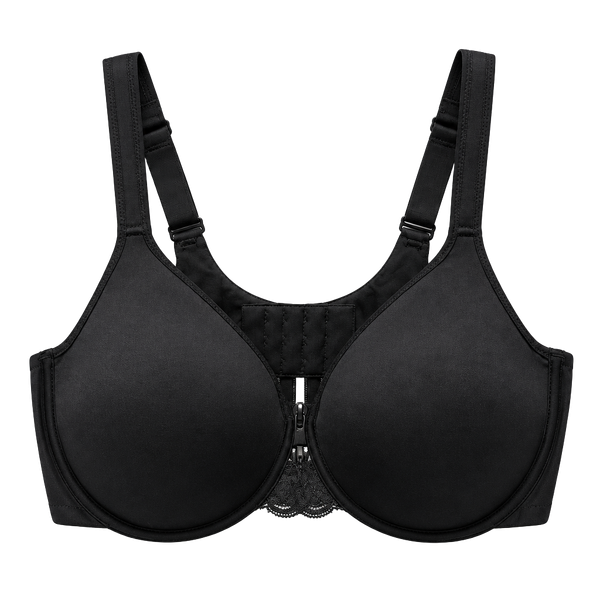 WU57 42C Bali Beauty Smoothing Underwire Bra Black NWT