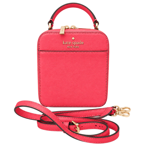 Kate Spade Daisy Vanity Crossbody Bag - Pink Saffiano Leather