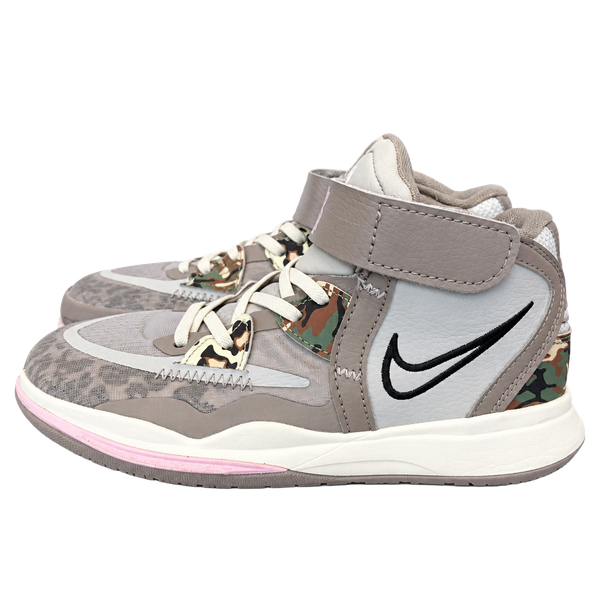 Nike Kyrie Infinity GS Size 2Y Grey Camo Basketball Shoes DD0332-006