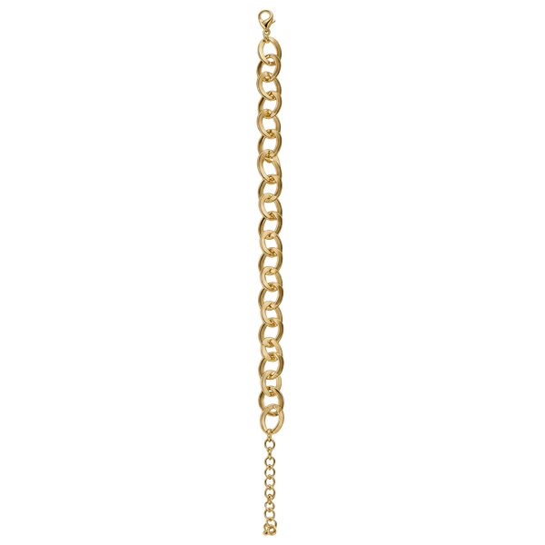 Gold Tone Link Chain Bracelet Gold