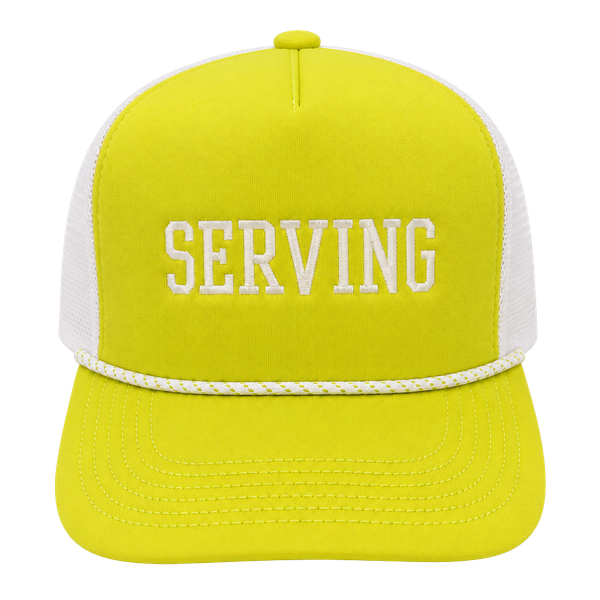 Offline by Aerie Trucker Hat Size O/S Yellow Serving